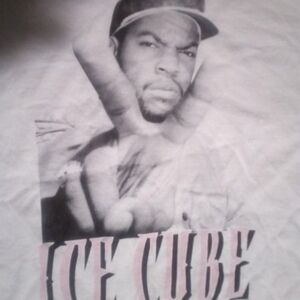 Ice Cube Black and White Short Sleeve Tee
